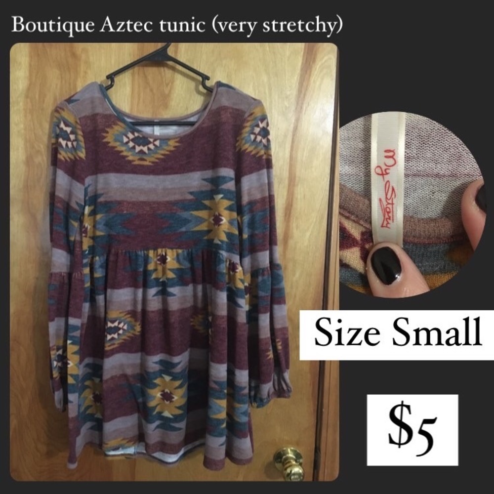 Aztec Tunic Sweater